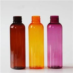 Barevné plastové lahve